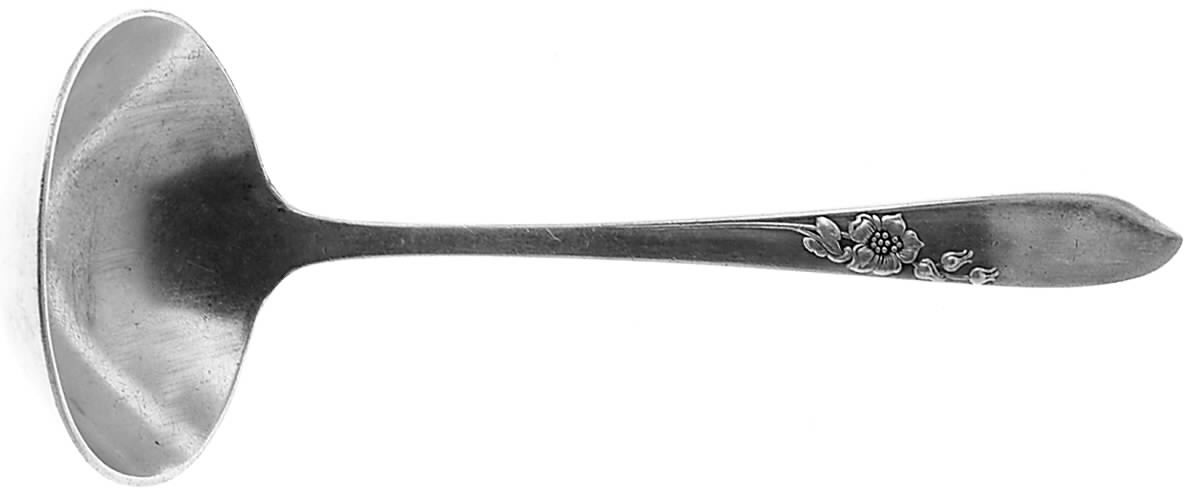 Aloha (Silverplate, 1955) Solid Piece Cream Ladle by Gorham Silver-1