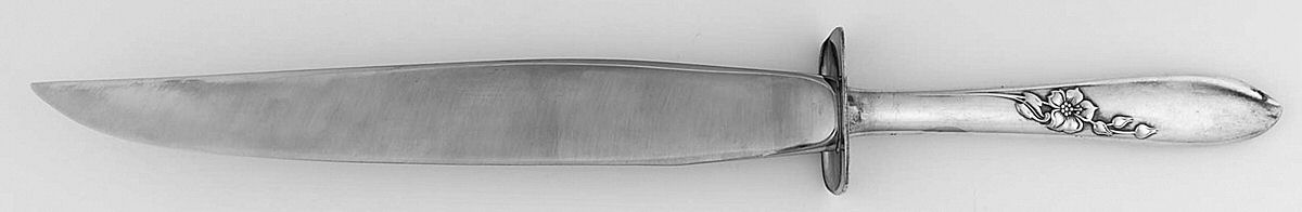 Aloha (Silverplate, 1955) Small Steak Carving Knife with Stainless Blade by Gorham Silver-1