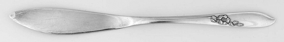 Aloha (Silverplate, 1955) Flat Handle Master Butter Knife by Gorham Silver-1