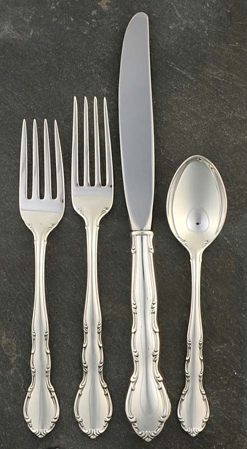 Andante (Sterling, 1963) 4 Piece Place Size Setting by Gorham Silver-1