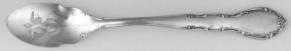 Andante (Sterling, 1963) Short Handled Olive Spoon with Pierced Bowl by Gorham Silver-1