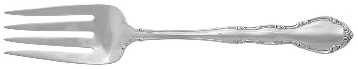 Andante (Sterling, 1963) Medium Solid Cold Meat Serving Fork by Gorham Silver-1