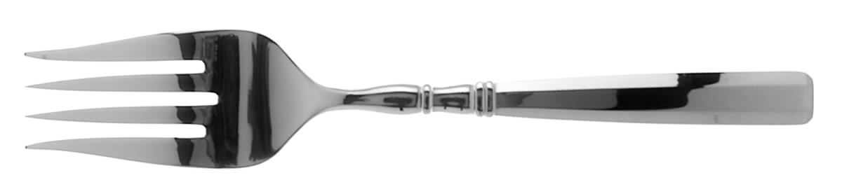Ariana (Stainless) Medium Solid Cold Meat Serving Fork by Gorham Silver-1