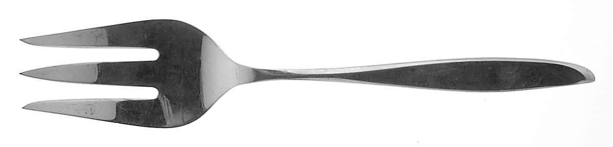 Aspen (Sterling, 1963) Medium Solid Cold Meat Serving Fork by Gorham Silver-1