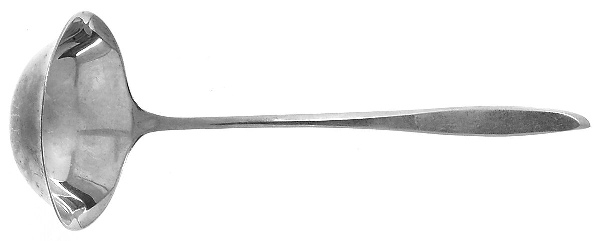 Aspen (Sterling, 1963) Solid Gravy Ladle by Gorham Silver-1