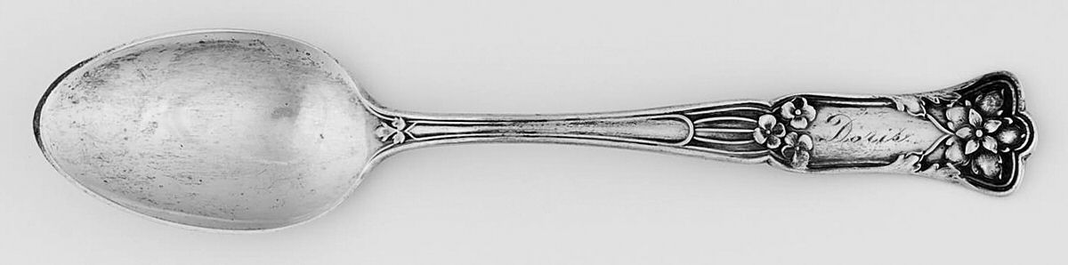 Atlanta (Sterling, 1910) Monogram Five O'Clock Teaspoon by Gorham Silver-1