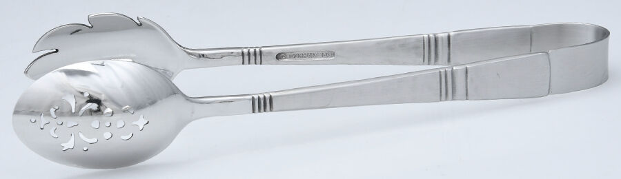 Baluster (Stainless) Ice Serving Tongs Large HC by Gorham Silver-1