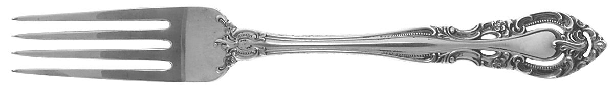 Baronial-New (Sterling, 1973) Fork by Gorham Silver-1