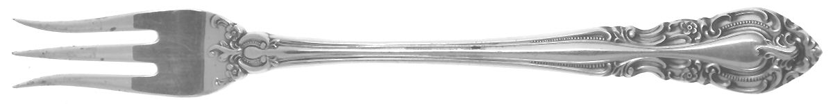 Baronial-New (Sterling, 1973) Cocktail/Seafood Fork by Gorham Silver-1