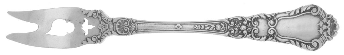 Baronial-Old (Sterling, 1898, No Monograms) Cheese Fork by Gorham Silver-1