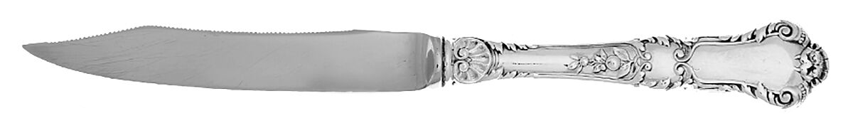 Baronial-Old (Sterling, 1898, No Monograms) Orange Knife with Stainless Blade by Gorham Silver-1