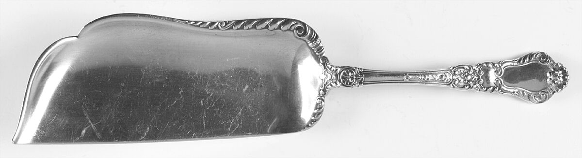 Baronial-Old (Sterling, 1898, No Monograms) Large Flat Handle Crumb Knife/Crumber by Gorham Silver-1