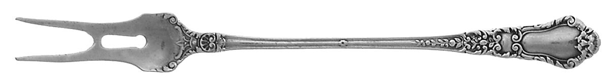 Baronial-Old (Sterling, 1898, No Monograms) Two-Tine Butter Pick by Gorham Silver-1