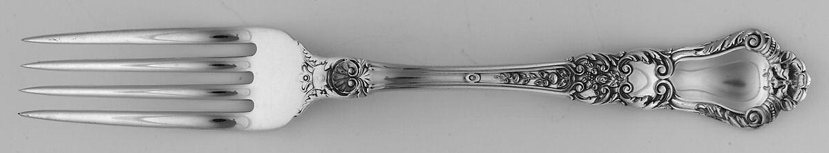 Baronial-Old (Sterling, 1898, No Monograms) Fork by Gorham Silver-1