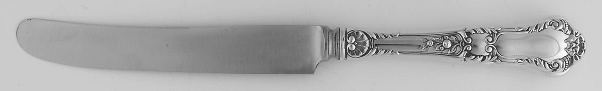 Baronial-Old (Sterling, 1898, No Monograms) New French Hollow Knife with Bolster by Gorham Silver-1