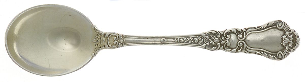 Baronial-Old (Sterling, 1898, No Monograms) Small Short Handle Chocolate Spoon by Gorham Silver-1