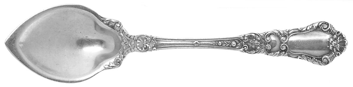 Baronial-Old (Sterling, 1898, No Monograms) Individual Grapefruit Spoon by Gorham Silver-1