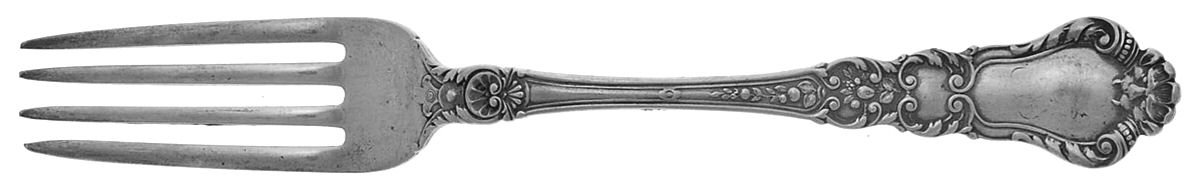 Baronial-Old (Sterling, 1898, No Monograms) Fork by Gorham Silver-1