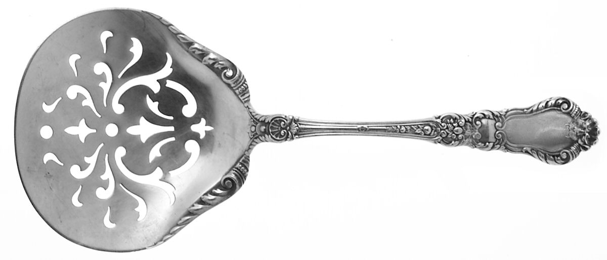 Baronial-Old (Sterling, 1898, No Monograms) Tomato Server, Solid Piece by Gorham Silver-1