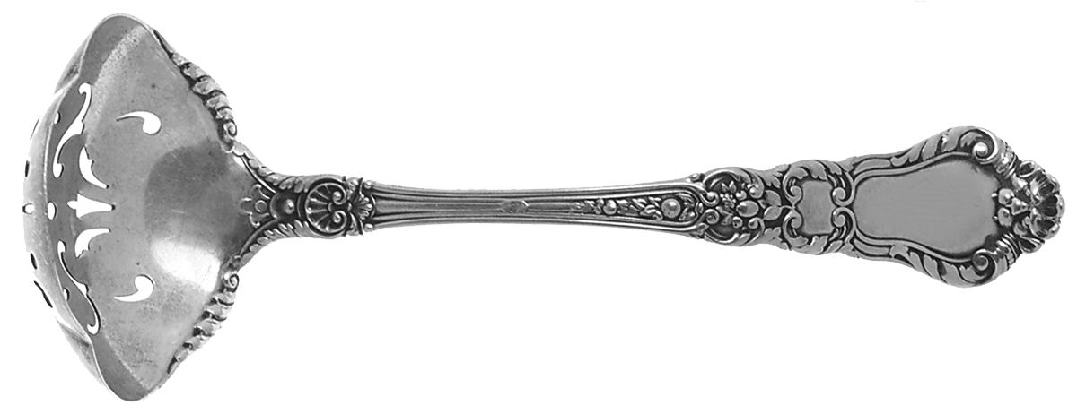 Baronial-Old (Sterling, 1898, No Monograms) Large Sugar Sifter by Gorham Silver-1