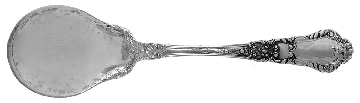 Baronial-Old (Sterling, 1898, No Monograms) Ice Cream Spoon Individual by Gorham Silver-1