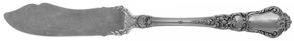 Baronial-Old (Sterling, 1898, No Monograms) Large Flat Handle Master Butter Knife by Gorham Silver-1