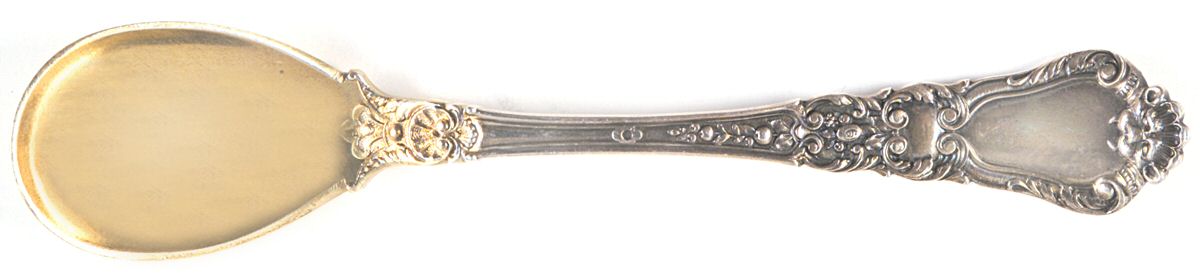 Baronial-Old (Sterling, 1898, No Monograms) Egg Spoon by Gorham Silver-1