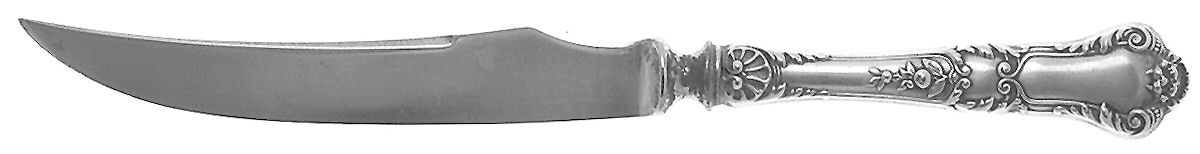 Baronial-Old (Sterling, 1898, No Monograms) Individual Bird Knife with Stainless Blade by Gorham Silver-1