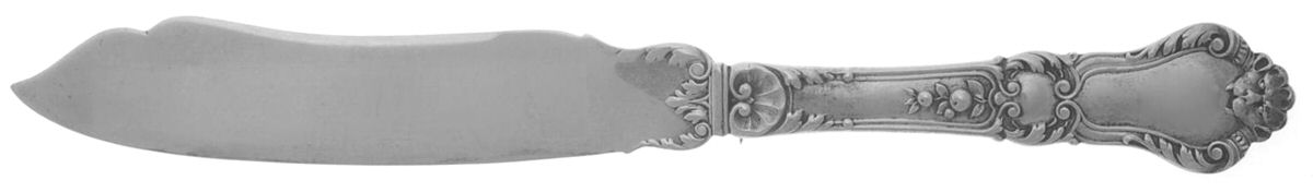 Baronial-Old (Sterling, 1898, No Monograms) Individual Solid Fish Knife by Gorham Silver-1
