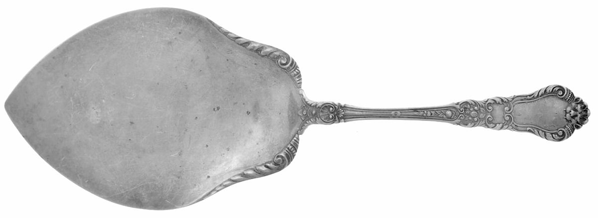 Baronial-Old (Sterling, 1898, No Monograms) Large Solid Pie Knife by Gorham Silver-1