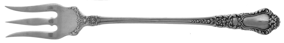 Baronial-Old (Sterling, 1898, No Monograms) Oyster Fork by Gorham Silver-1