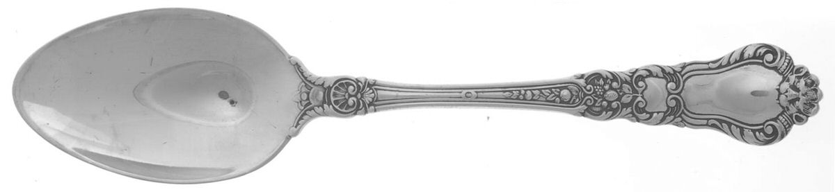 Baronial-Old (Sterling, 1898, No Monograms) Dessert/Oval Soup Spoon by Gorham Silver-1
