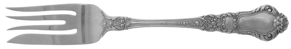 Baronial-Old (Sterling, 1898, No Monograms) Individual Salad Fork by Gorham Silver-1