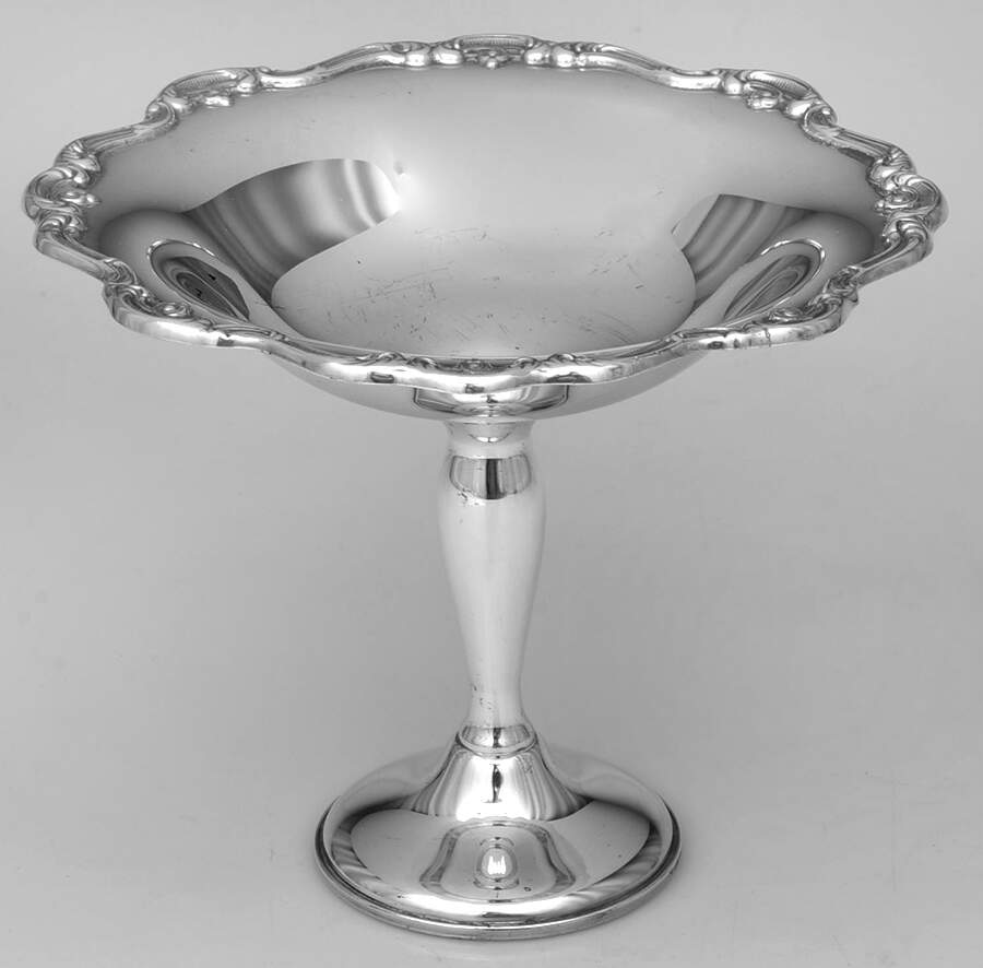 Baronial (Silverplate, Hollowware, Heritage) Small Silverplate Compote by Gorham Silver-1