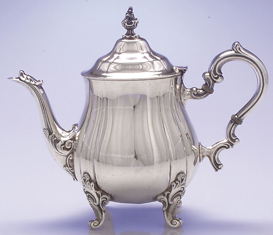 Baronial (Silverplate, Hollowware, Heritage) Teapot by Gorham Silver-1