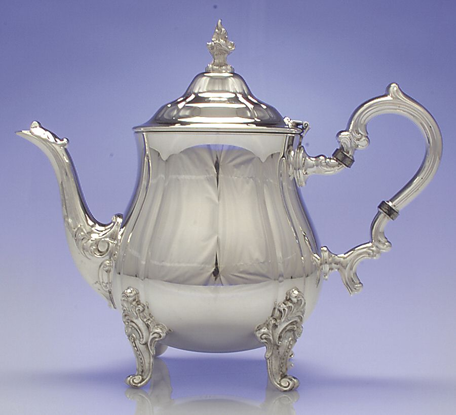 Baronial (Silverplate, Hollowware, Heritage) Teapot by Gorham Silver-1