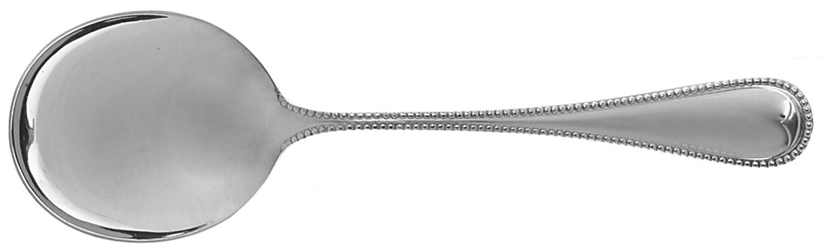 Bead (Sterling, Masterpiece, Gorham Mark) Round Bowl Soup Spoon (Cream Soup) by Gorham Silver-1