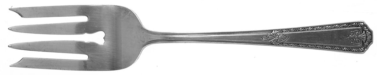 Beaumont (Silverplate, 1929) Small Solid Cold Meat Serving Fork by Gorham Silver-1