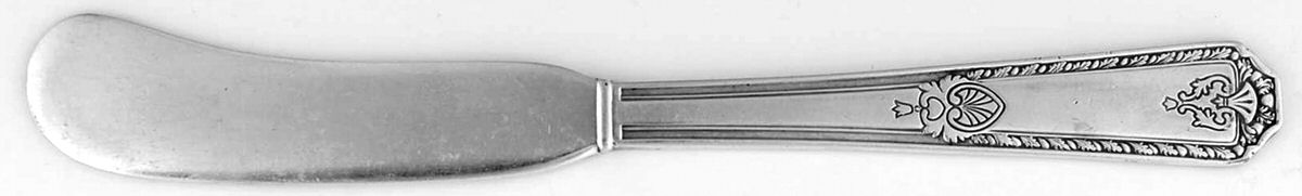 Beaumont (Silverplate, 1929) Flat Handle Butter Spreader by Gorham Silver-1