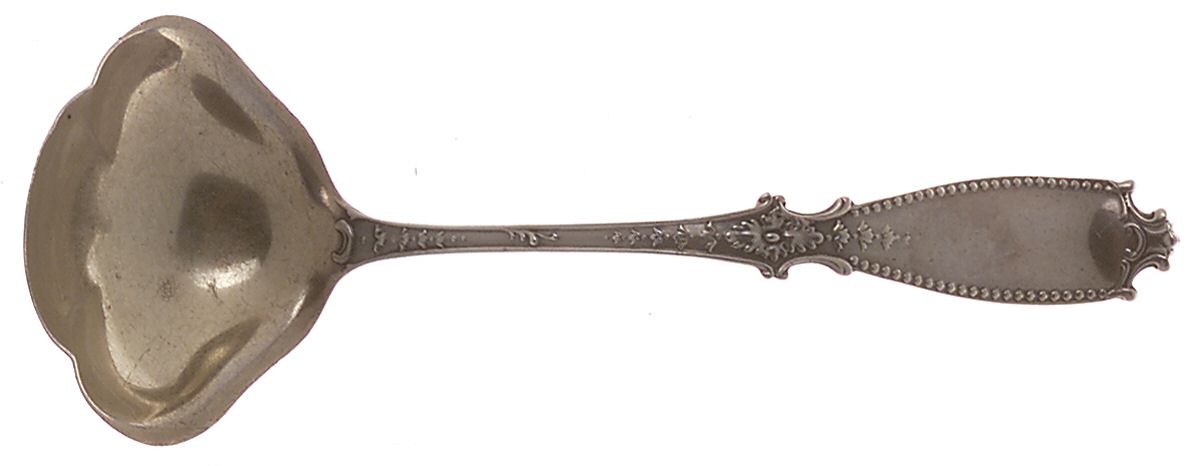 Bedford (Sterling, 1895) Solid Piece Cream Ladle by Gorham Silver-1