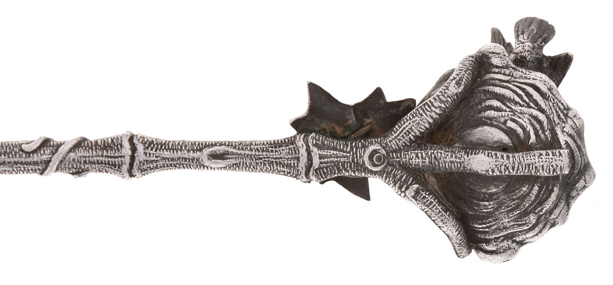 Birds Nest (Sterling, 1865) Solid Pudding Serving Knife by Gorham Silver-4