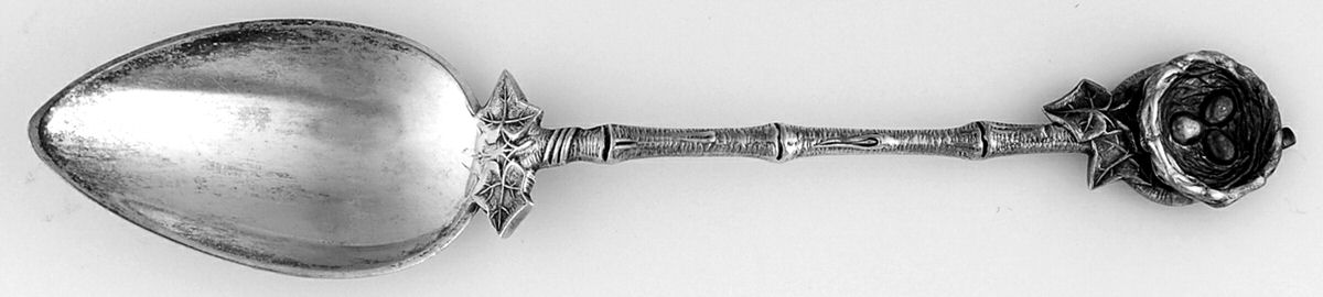 Birds Nest (Sterling, 1865) Demitasse Spoon by Gorham Silver-1