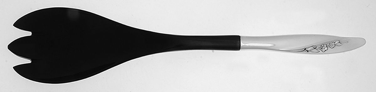 Blithe Spirit (Sterling, 1959) Salad Serving Fork with Plastic Prongs by Gorham Silver-1