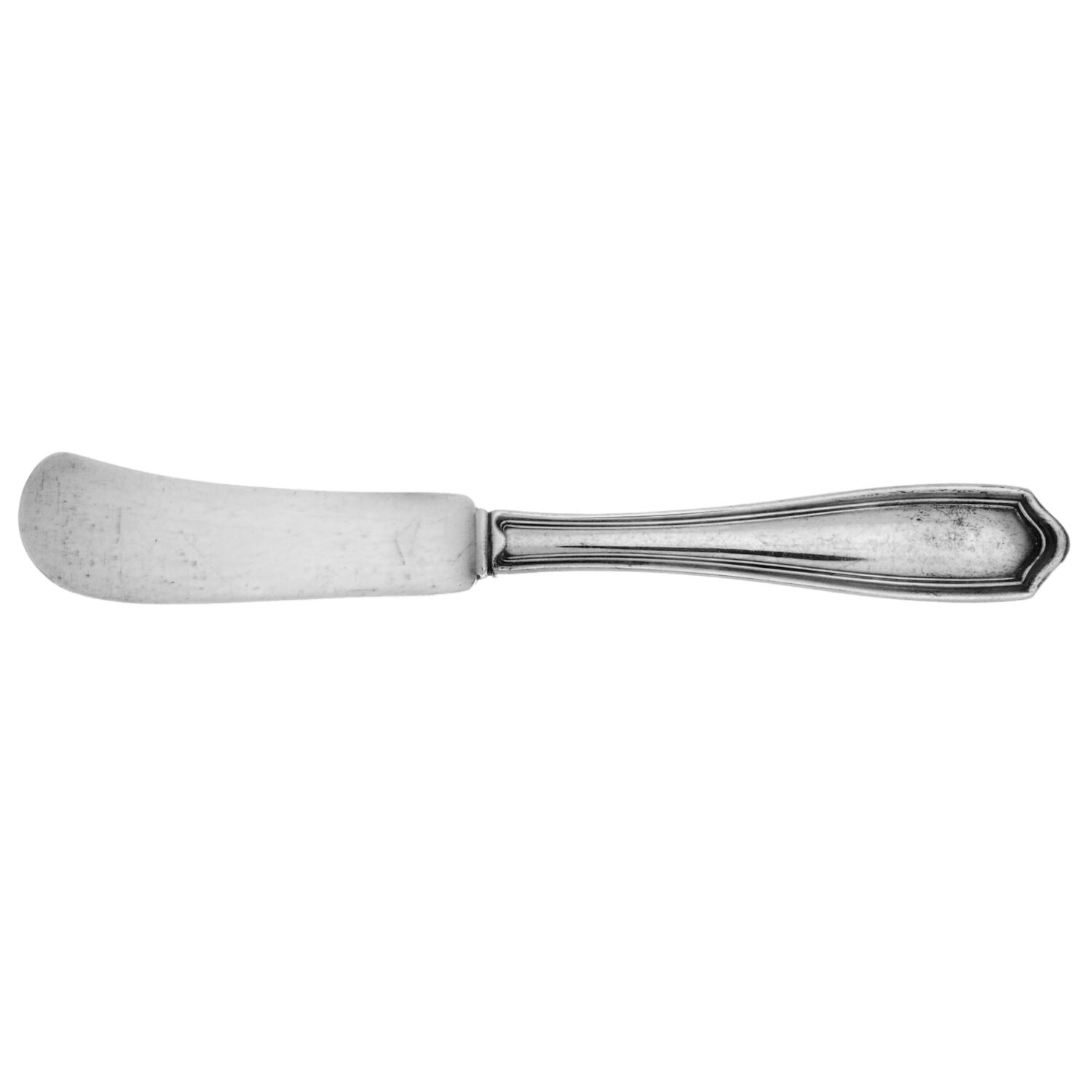Bradford (Silverplate) Flat Handle Butter Spreader by Gorham Silver-1