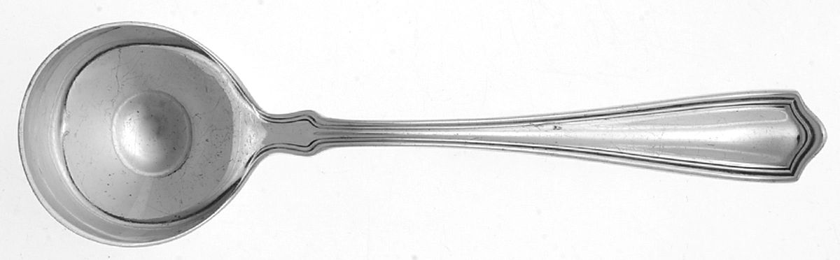 Bradford (Silverplate) Round Bowl Soup Spoon (Bouillon) by Gorham Silver-1