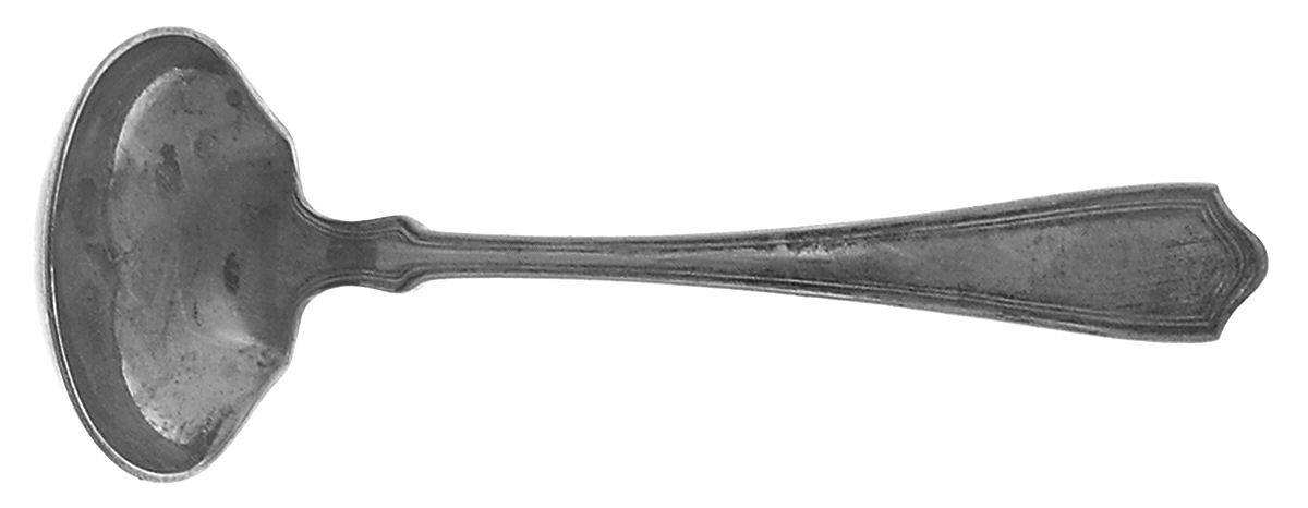 Bradford (Silverplate) Solid Gravy Ladle by Gorham Silver-1
