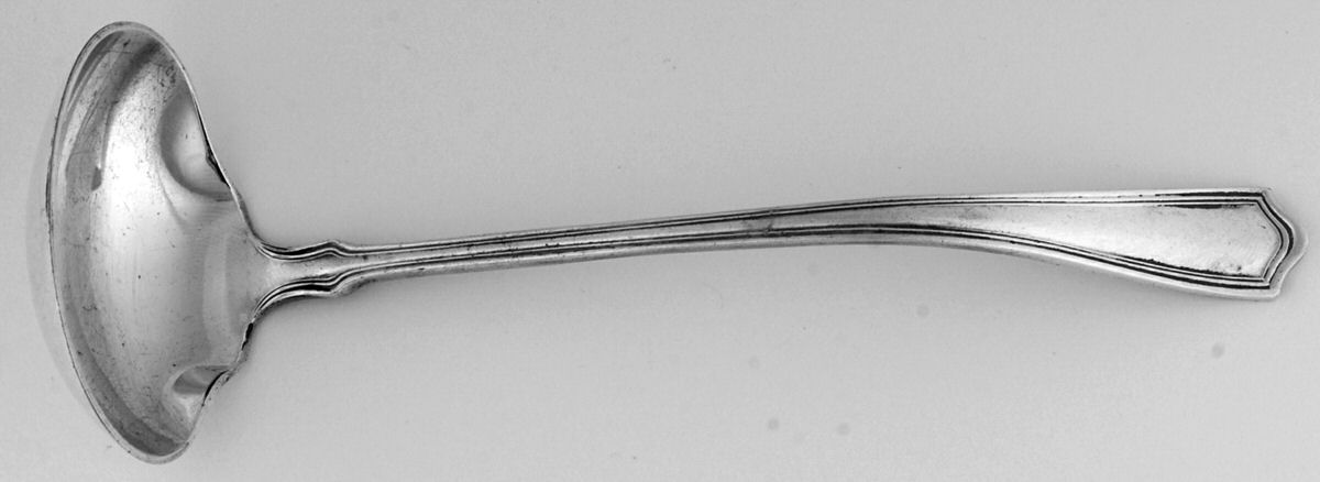Bradford (Silverplate) Solid Piece Cream Ladle by Gorham Silver-1