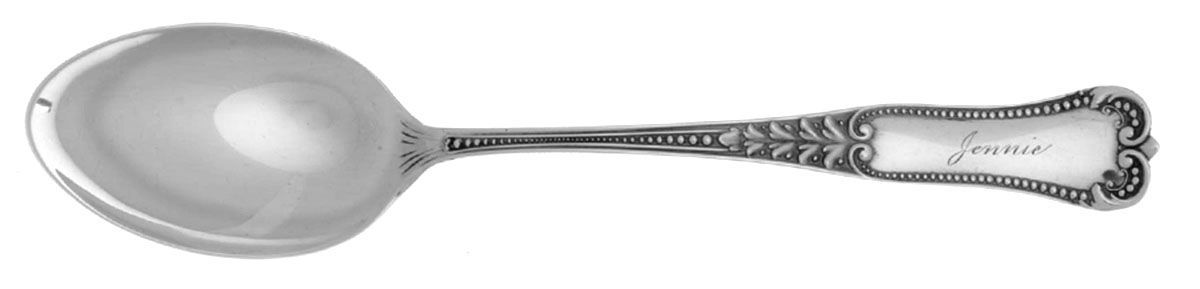 Bristol (Sterling, 1895) Monogram Five O'Clock Teaspoon by Gorham Silver-1