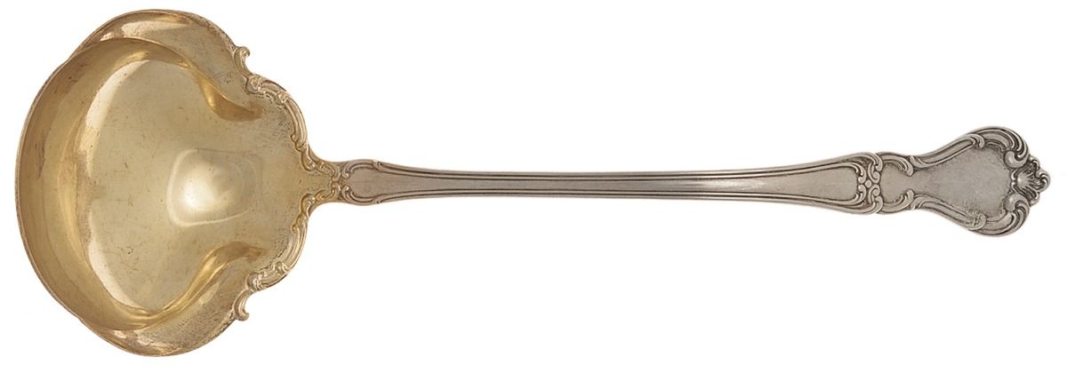 Buckingham (Sterling, 1910) Large Solid Soup Ladle by Gorham Silver-1