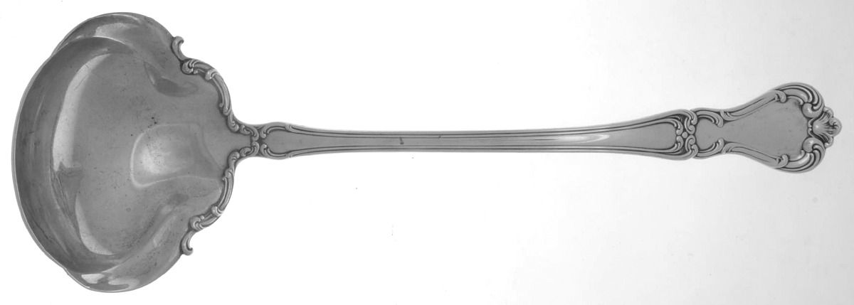 Buckingham (Sterling, 1910) Large Solid Soup Ladle by Gorham Silver-1